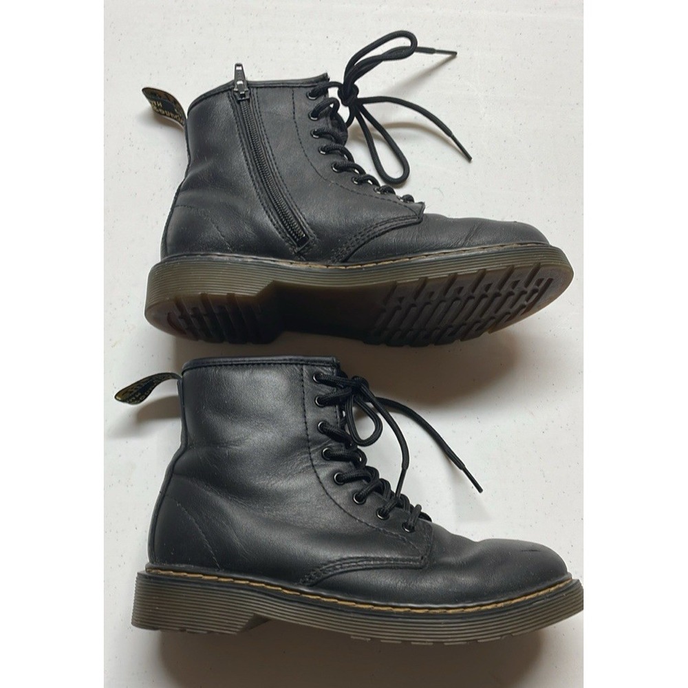 Dr. Martens Womens 1460 Black Fashion Boots‎ Size 5 Doc Black Leather Combat Air
